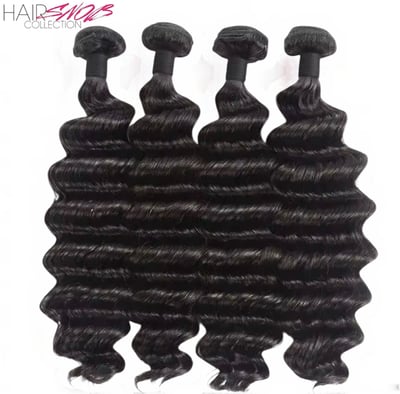 Image of Elegant Mink Brazilian Deep Wave Virgin Hair