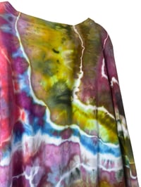 Image 12 of 3XL Ladies Long-Sleeve Stretch Tee in Bright Geode Ice Dye