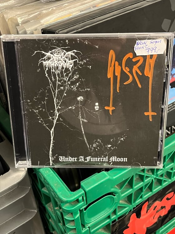 Image of CD Darkthrone Under a Funeral Moon SIGNED