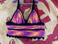 Image 1 of Neon berry leomade crop top