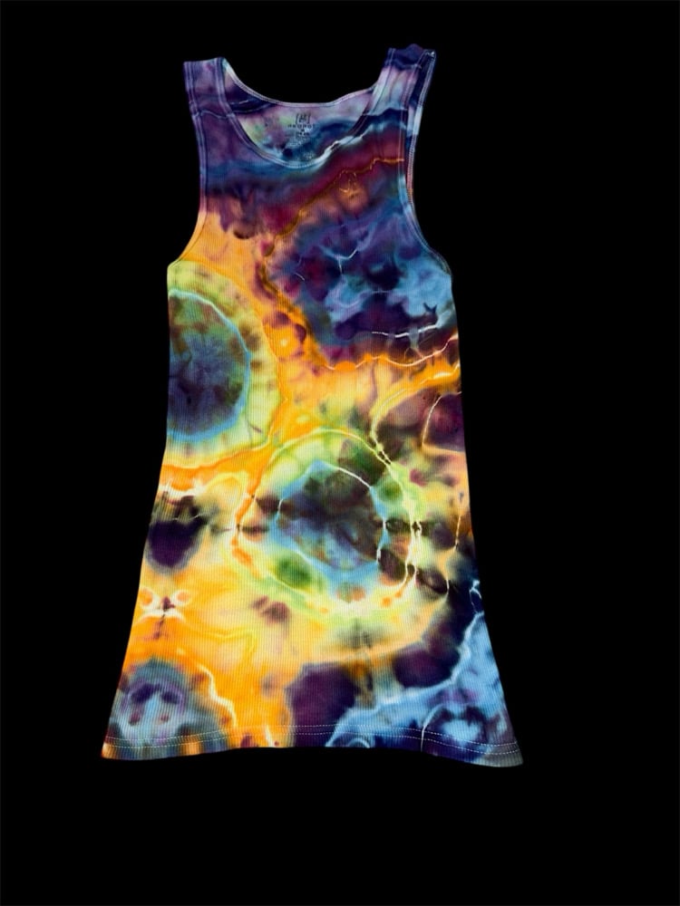 Image of (M) Slice of a Rainbow Men’s Fitted Tank Top