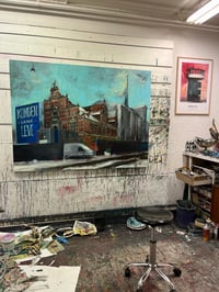 Image 4 of "København – Malerdrømme og tankestreger – Kongen længe leve" / 120x160 cm