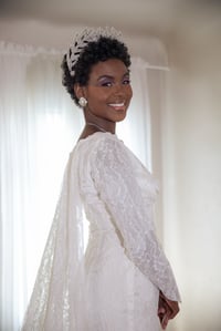 Image 7 of 1960s Dramatic Lace Cape