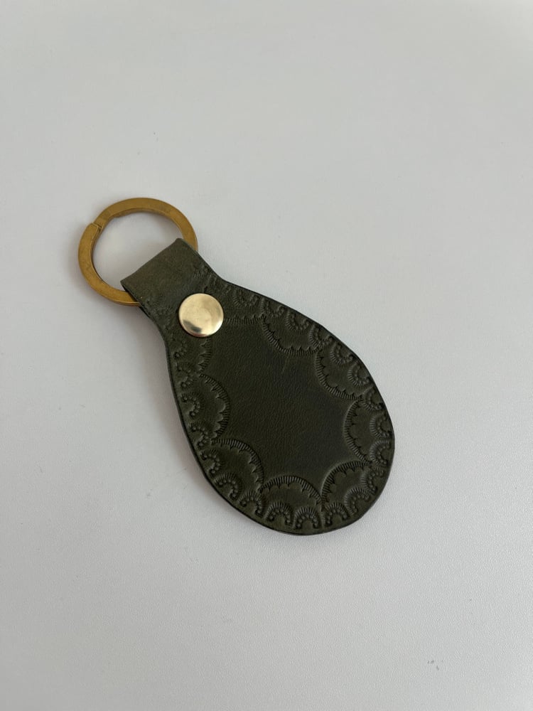 Image of Olive Vachetta Keychain 