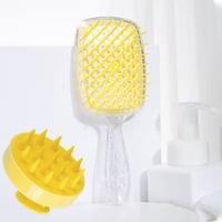 Image 9 of 1/2pcs set Scalp Massage Comb Hollow Out Comb Shampoo Massage Brush For Bath Hair Washing Spray Bott