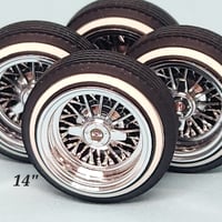 Image 3 of 1:25 13 and 14 inch 36 spoke Z's 