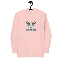 Image 16 of Unisex Hoodie, Wild Soul Longhorn Skull hoodie