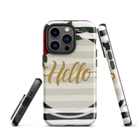 Image 17 of Cygen Divine Designs Hello Tough Case for iPhone®