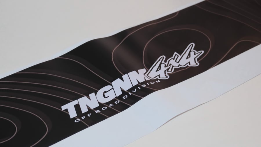 Image of TNGNM4x4 TOPOGRAPHIC WINDSHEILD BANNER