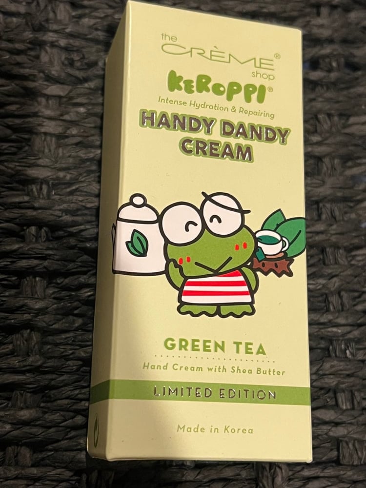 Image of Keroppi Creme Shop Hand Lotion - Green Tea 