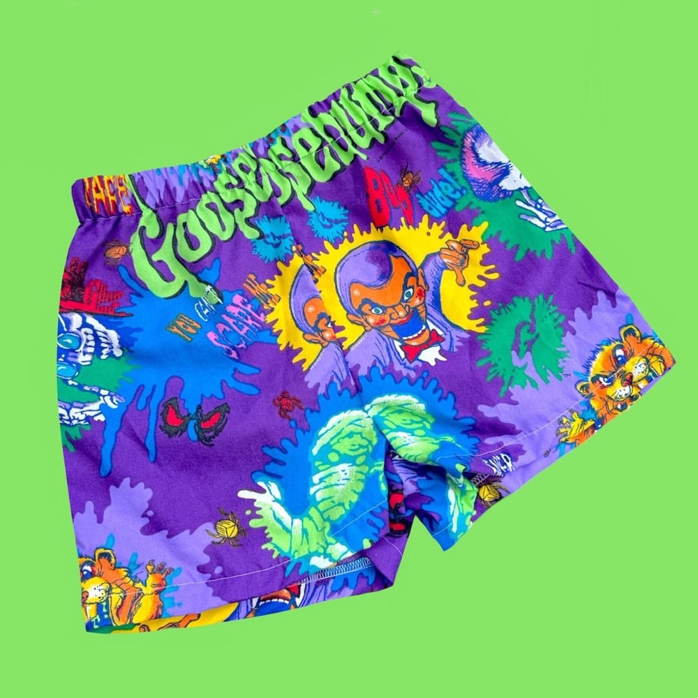 Image of High Waisted Shorts — Green Slime