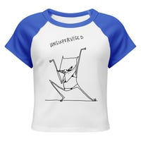Image 23 of Women’s micro rib raglan baby tee unsuper