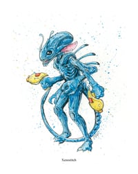 Xenostitch Alien Stitch 11x14 Signed Art Print