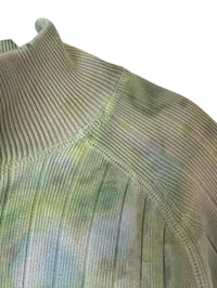 Image 4 of ♻️ UPCYCLED M Men's 100% Cotton Quarter Zip in Sublime Ice Dye