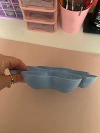 Image 2 of Blue flower tray