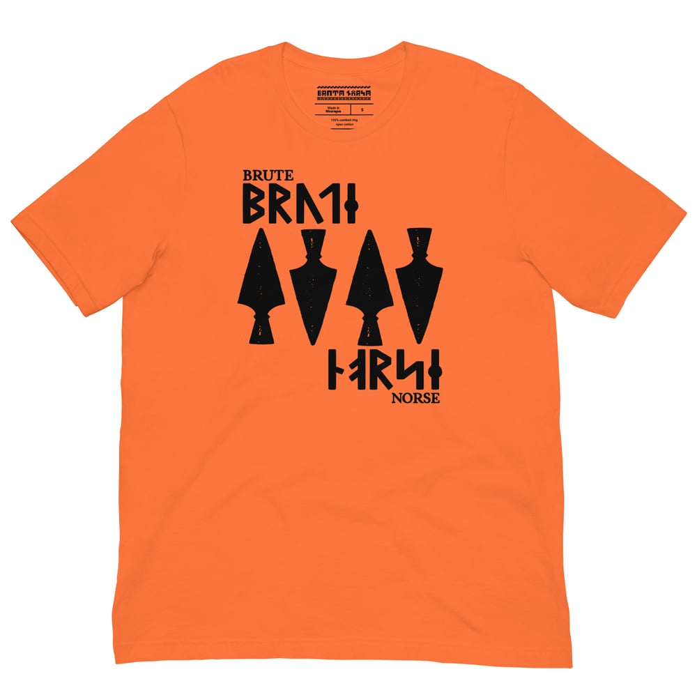 Brute Norse Ǫrvadrif logo tee
