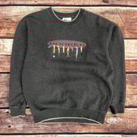 Image 1 of Vintage Hooked Lures Crewneck