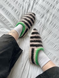 Image 3 of Sailor Slippers Knitting Pattern