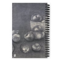 Image 2 of apples spiral notebook