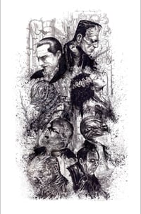 Universal Monsters 18x24 Signed Art Print