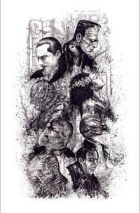 Universal Monsters 18x24 Signed Art Print 