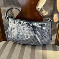 Image 1 of Vintage Dooney & Bourke Trashed Soulder Bag