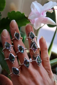 Image 2 of Mystic Topaz Amulet Ring 