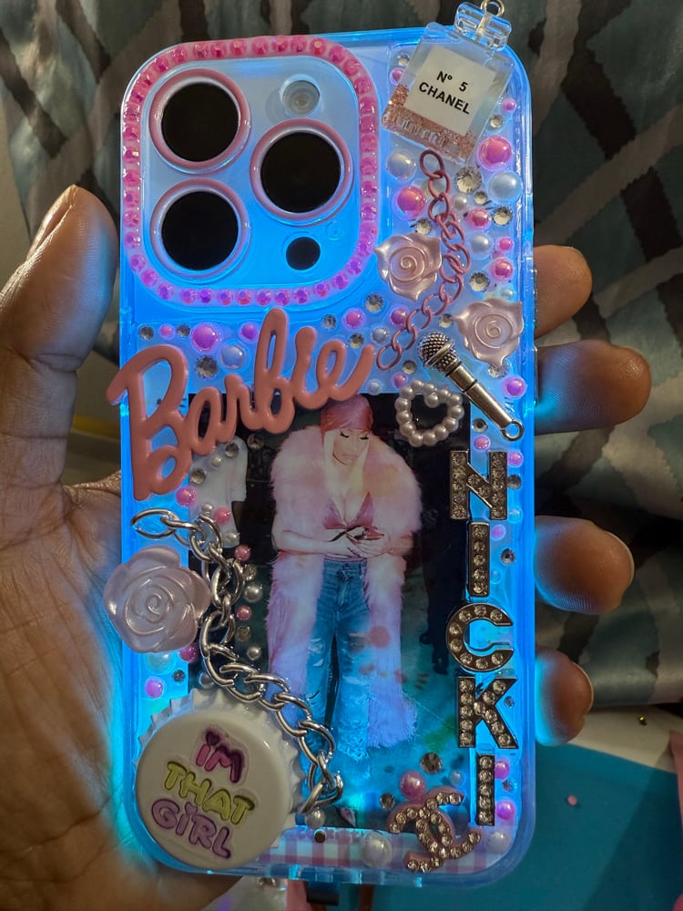 Image of custom junk iPhone/android phones or custom led light phone cases