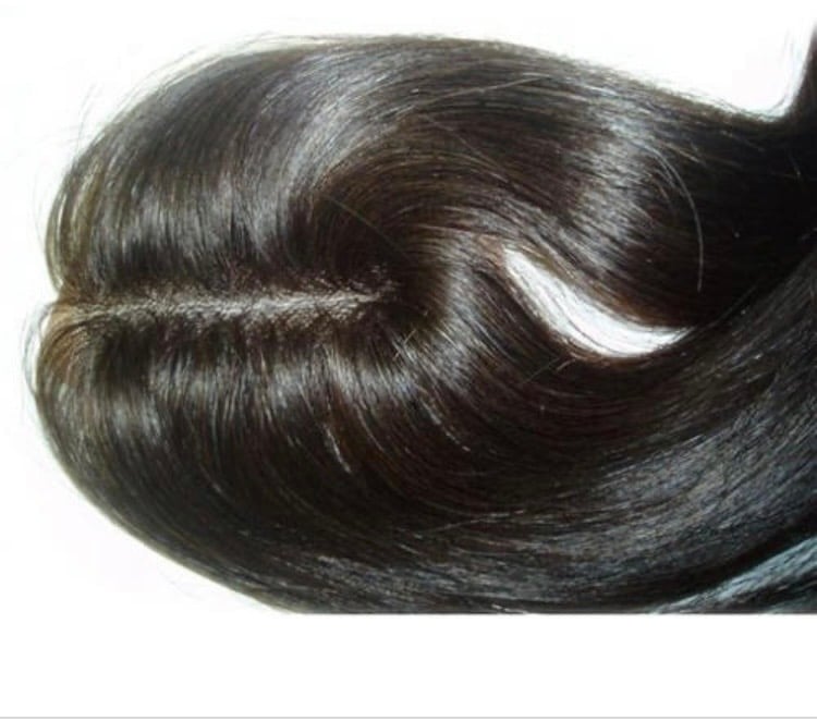 Image of 16” 4x4 Natural with Baby Hair Synthetic Lace Hair Closure 