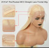 Pre pluck 613 frontal wig