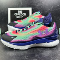 Image 1 of UNDER ARMOUR CURRY 1 LOW FLOTRO NORTHERN LIGHTS MENS BASKETBALL SHOES SIZE 13 NEW