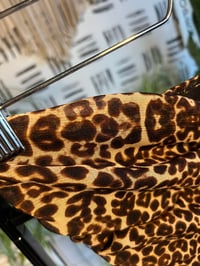 Image 2 of leapard sheer strapless top