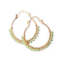 Image 5 of Peridot Swing Earrings