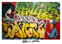 Image 1 of Inkie & Soker - Bristol to Bologna A3 Print