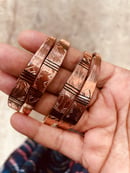 Image 3 of Flat Adjustable Tuareg Copper Bangles 