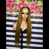 Honey Blonde Ombré Wig | 24 inches | 6x6 Lace Closure Wig | Indian Wig