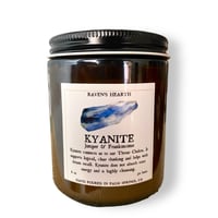 Image 3 of Kyanite Crystal Candle