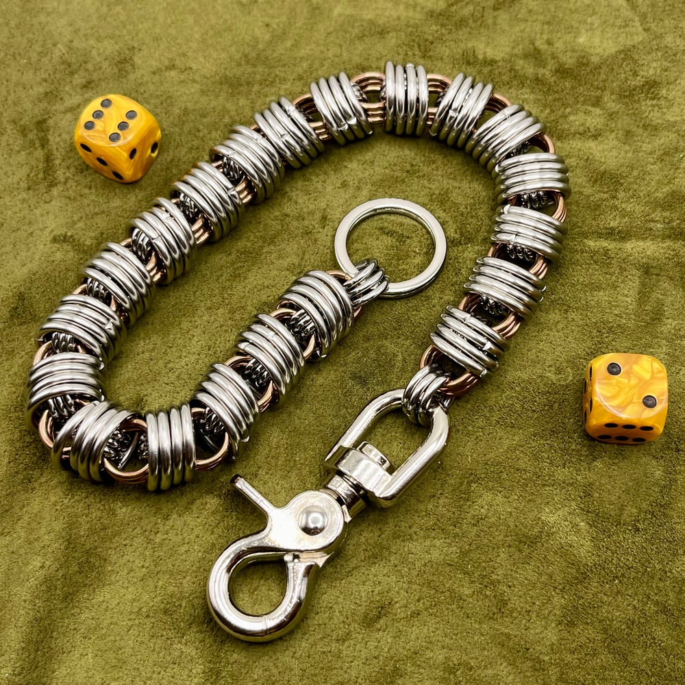 Apogee Wallet Chain "Bronze & Stainless"