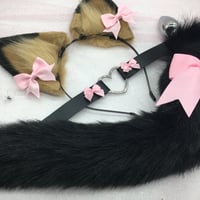 Image 1 of Brown / black dog Kitten Set 