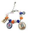 Detroit Tigers Baseball Bracelet 