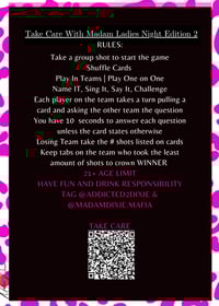 Image 5 of Take Care pt. 2 (Game Cards)