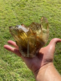 Image 16 of Smoky Citrine Points Cluster #1877