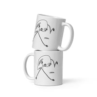 Image 3 of White glossy mug FROG