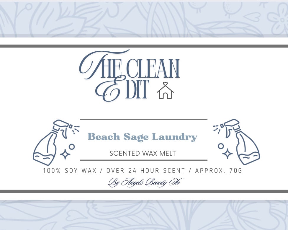 Image of Beach Sage Laundry wax melt 