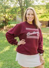 Adult maroon crewneck 