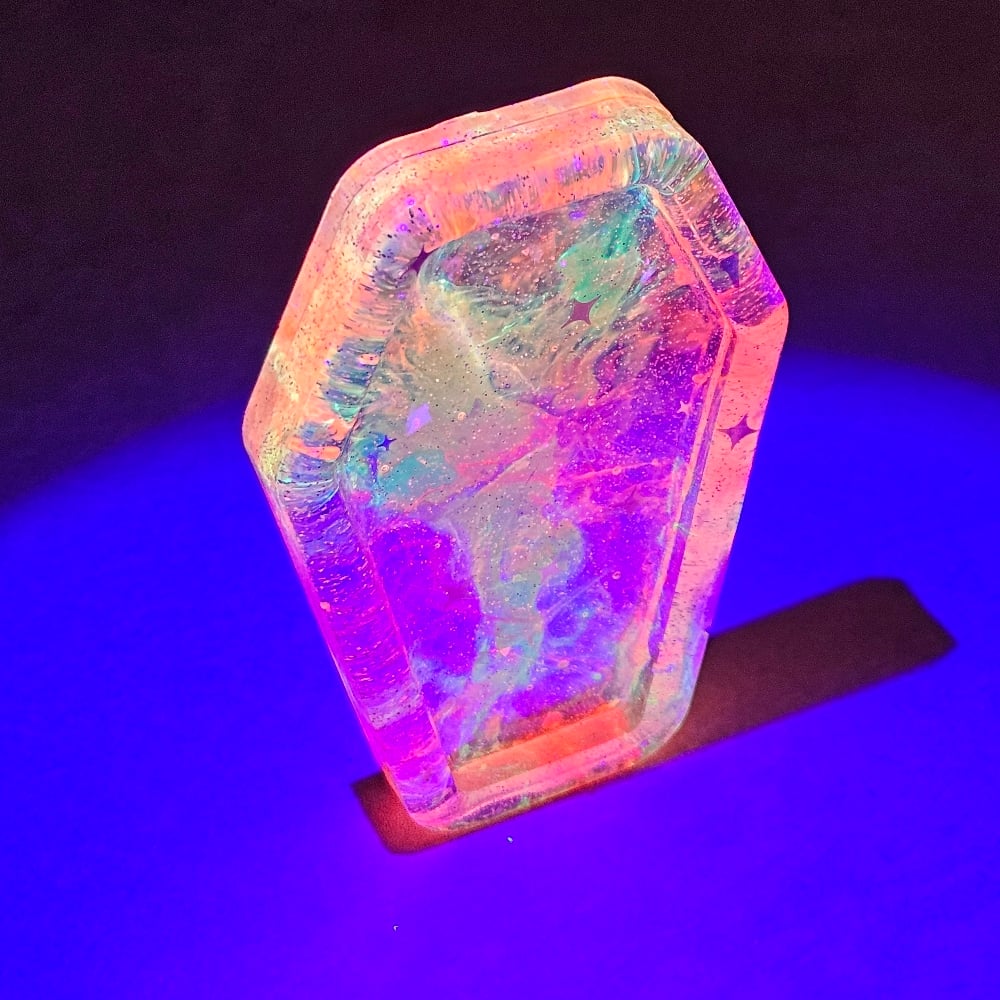 Image of Neon Sunset Mini Coffin Tray