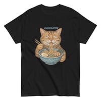 Image 2 of Unisex classic tee, Ramenator Cat T-Shirt | Funny Ramen Cat Graphic Tee