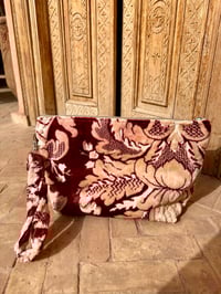 Image 1 of Orla Pouch Clutch - Deep Red