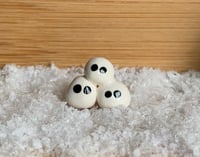 Image 2 of Handmade stack of 3 snowballs. 