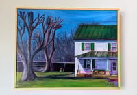 Image 1 of Green Metal Roof/ Green Couch